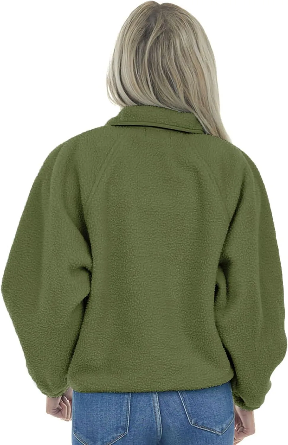 Aoang Womens Winter Coats Casual Lapel Long Sleeve Fleece Faux Fur Jacket