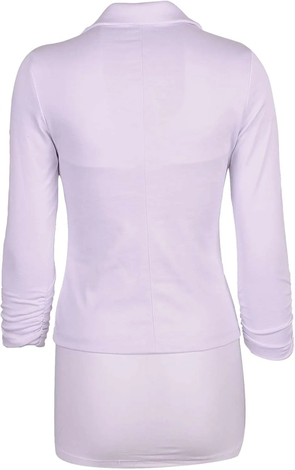 Auliné Collection Women's Casual Work Solid Color Knit Blazer