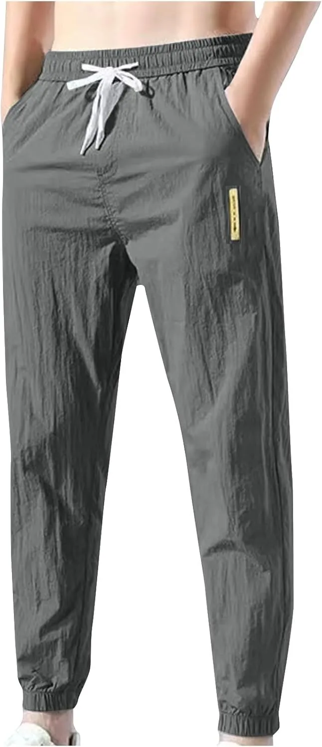Bevawear Glide Pants Mens Glidepants - Unisex Quick Dry Pull-On Stretch Pants Lightweight Active Stretch Pants Jogger