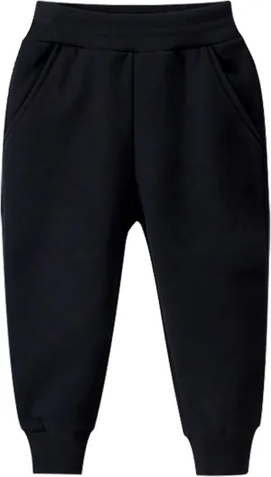 Boys Girls Sweatpants Todler Jogger Pants Casual Athletic Pull on Pants Unisex Sport Pants with Pockets
