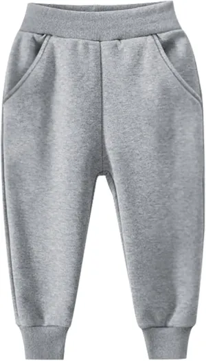 Boys Girls Sweatpants Todler Jogger Pants Casual Athletic Pull on Pants Unisex Sport Pants with Pockets