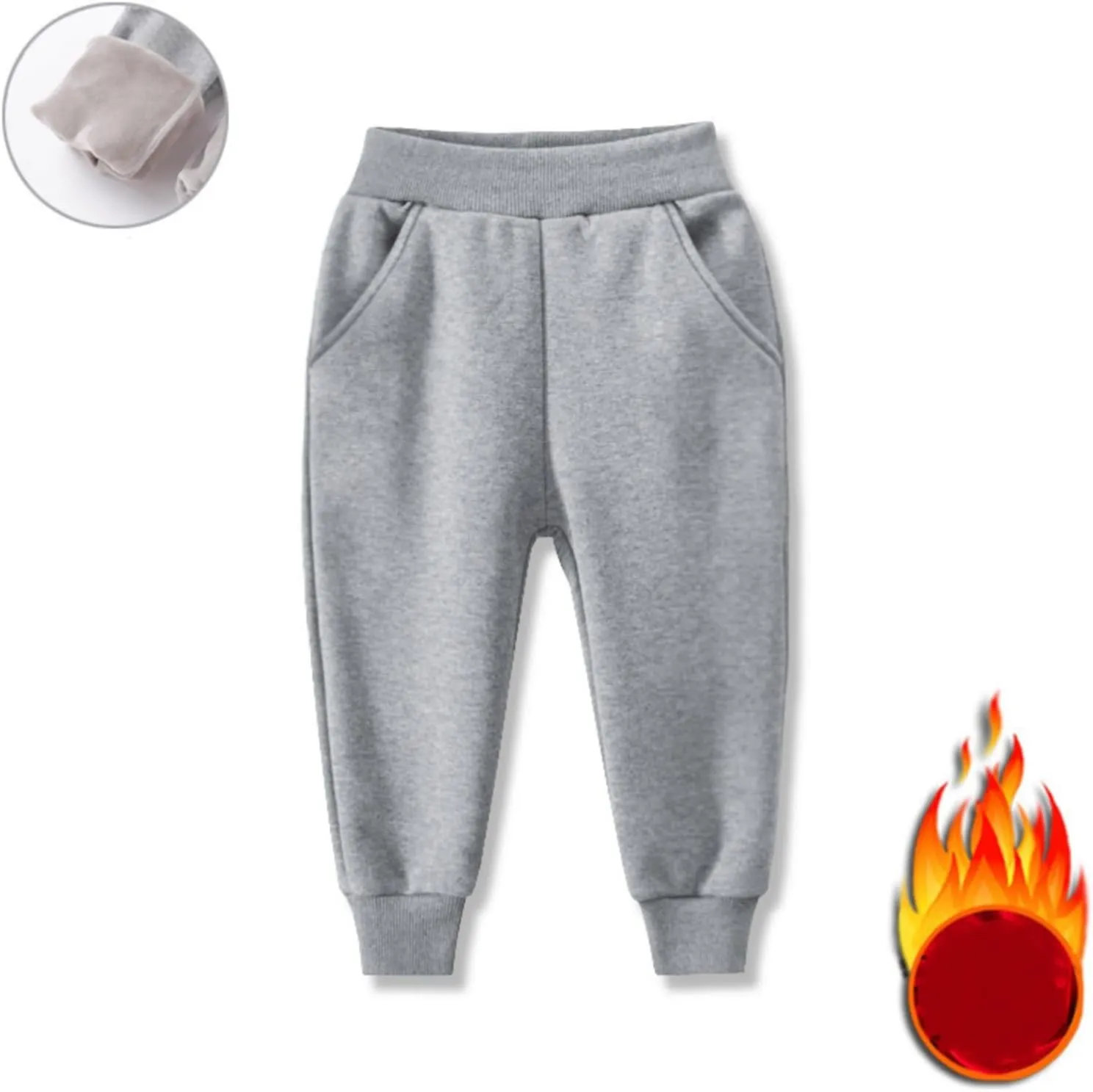 Boys Girls Sweatpants Todler Jogger Pants Casual Athletic Pull on Pants Unisex Sport Pants with Pockets