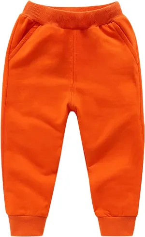 Boys Girls Sweatpants Todler Jogger Pants Casual Athletic Pull on Pants Unisex Sport Pants with Pockets