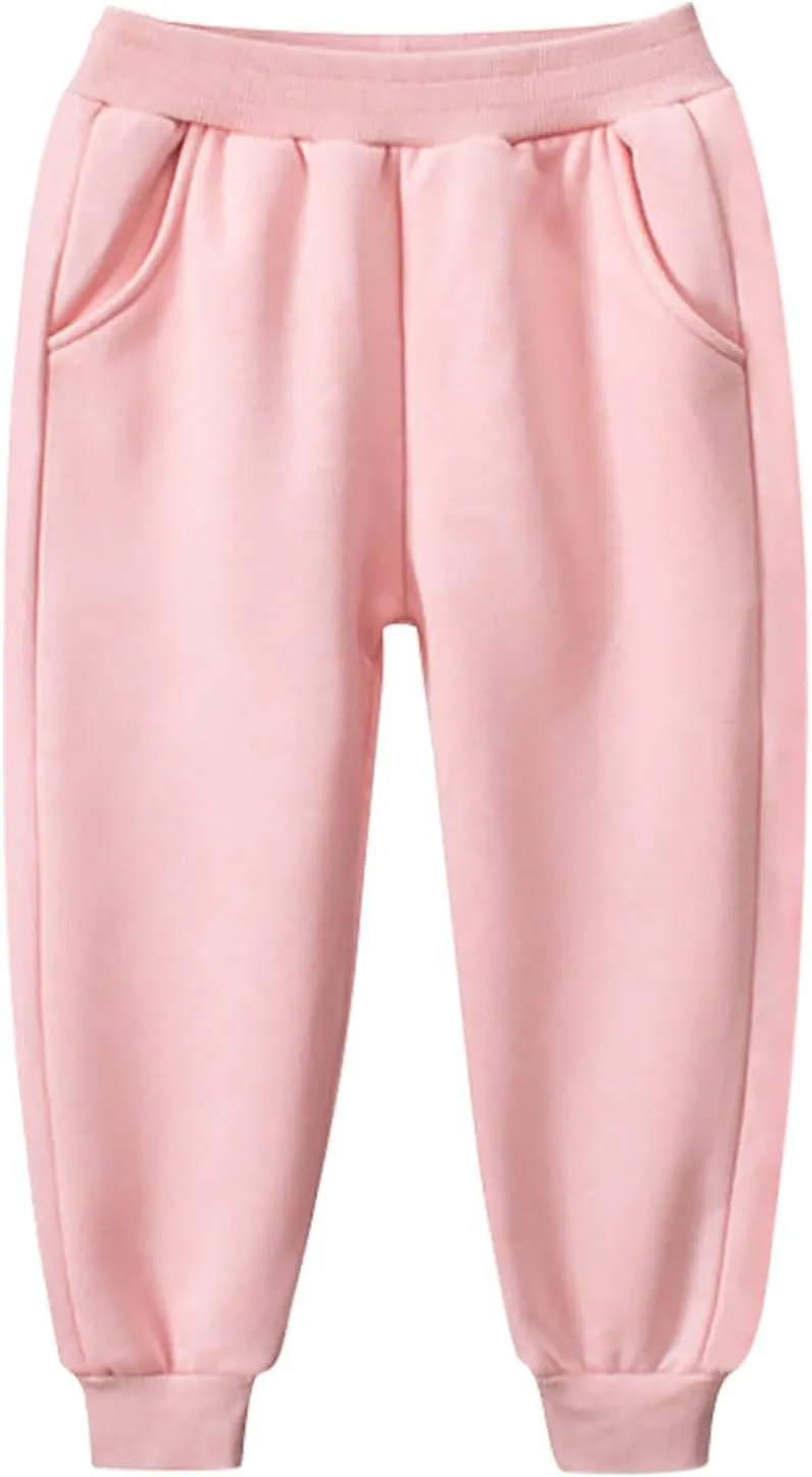 Boys Girls Sweatpants Todler Jogger Pants Casual Athletic Pull on Pants Unisex Sport Pants with Pockets