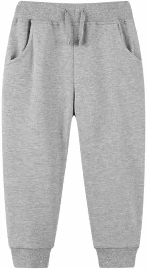 Boys Sweatpants Toddler Joggers Pants Casual Pull on Pants with Pockets Kids Joggering Pants Girl Sport Pants