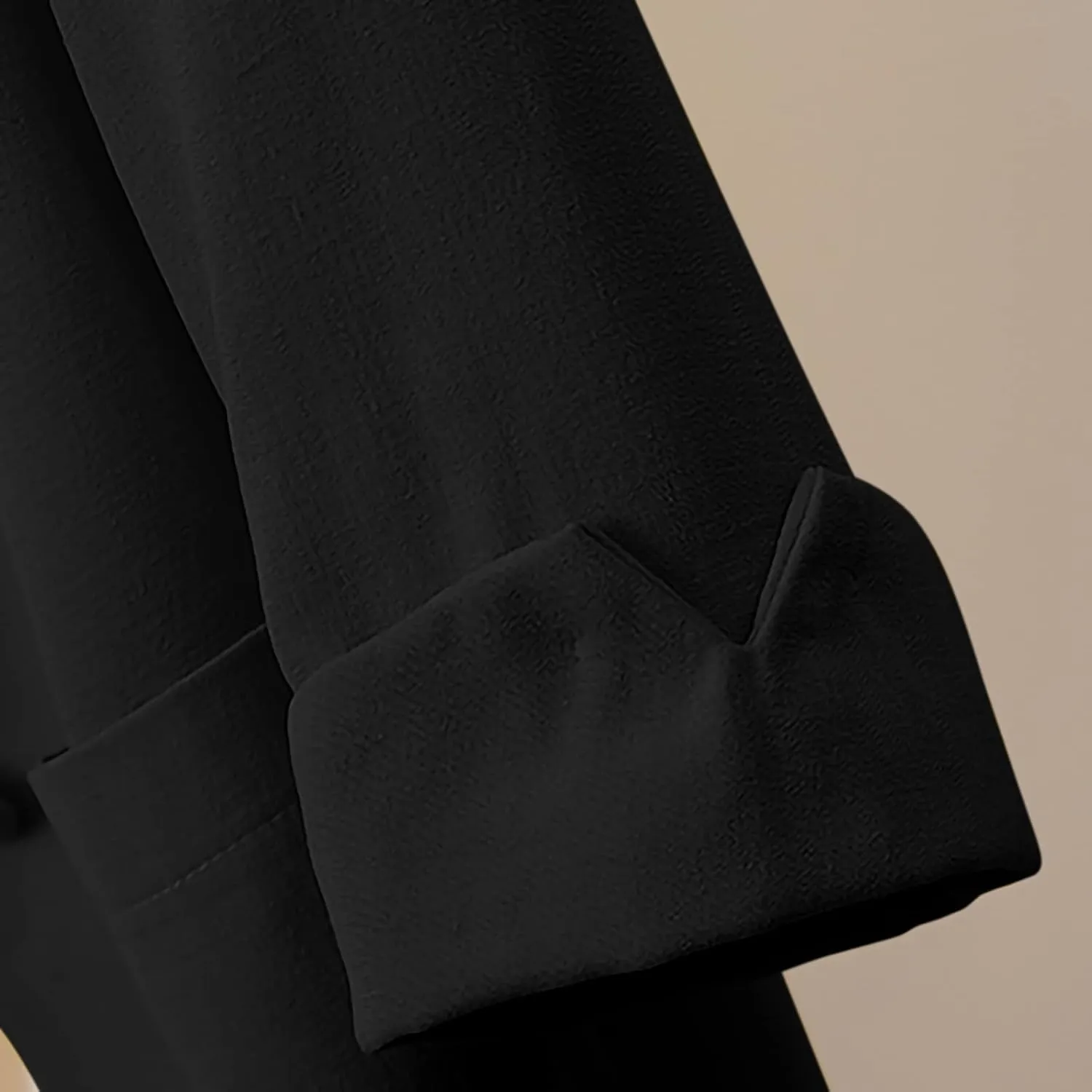 Business Blazers Jacket for Women Casual Solid 3/4 Sleeve Blazer Jackets Fall Lapel Open Front Slim Blazer Coats