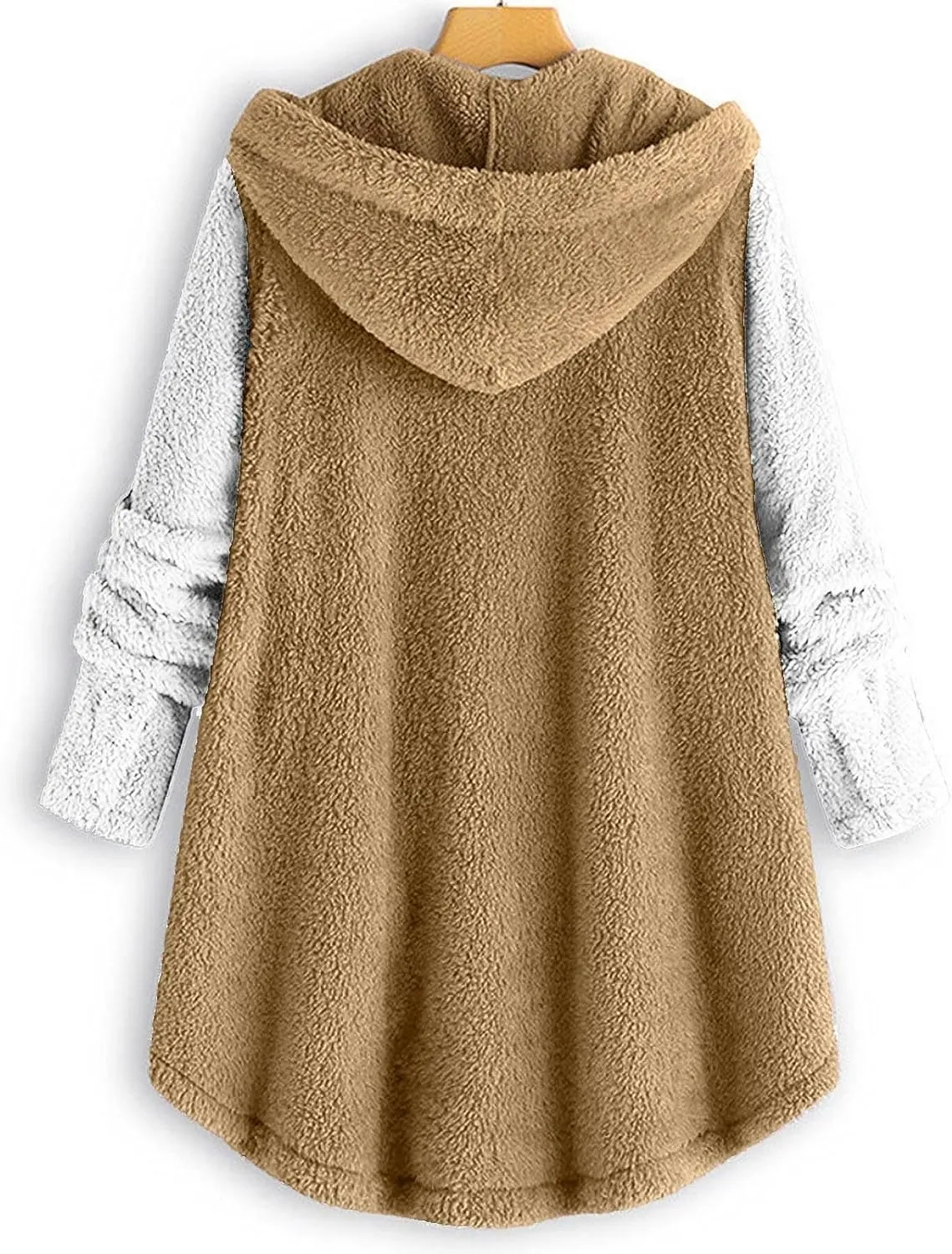 Cardigan Sweaters for Women 2024 Plus Size Long Sleeve Button Hoodie Winter Coat Women Fleece Jacket with Pockets