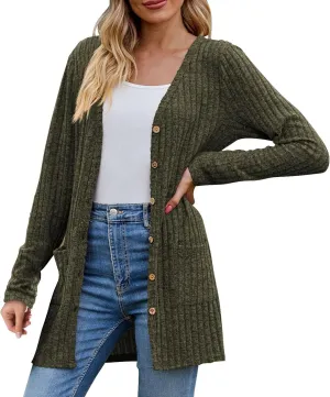 Cardigan Women Sleeve Ice Silk Knit with Skirt V Neck Cardigan Black Sweatshirt Women's Cardigan Sweaters Oversized