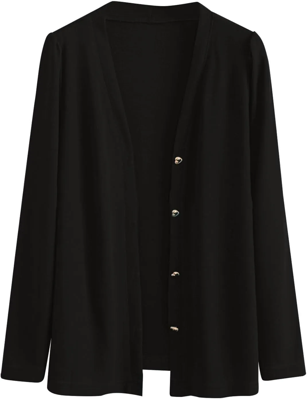 Cardigan Women Sleeve Ice Silk Knit with Skirt V Neck Cardigan Black Sweatshirt Women's Cardigan Sweaters Oversized