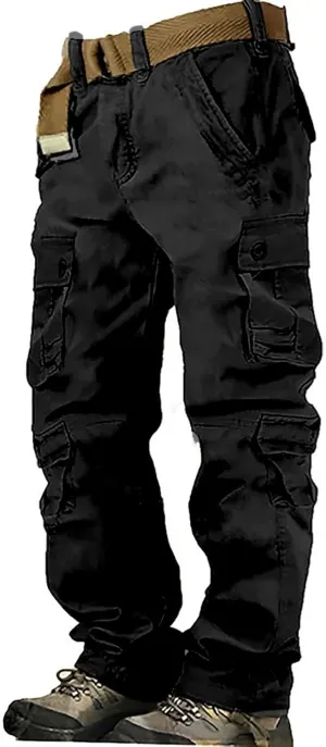 Cargo Pants for Men Relaxed Fit Camo Sweatpants with 8 Pockets Military Army Combat Hiking Pant Baggy Casual Trousers