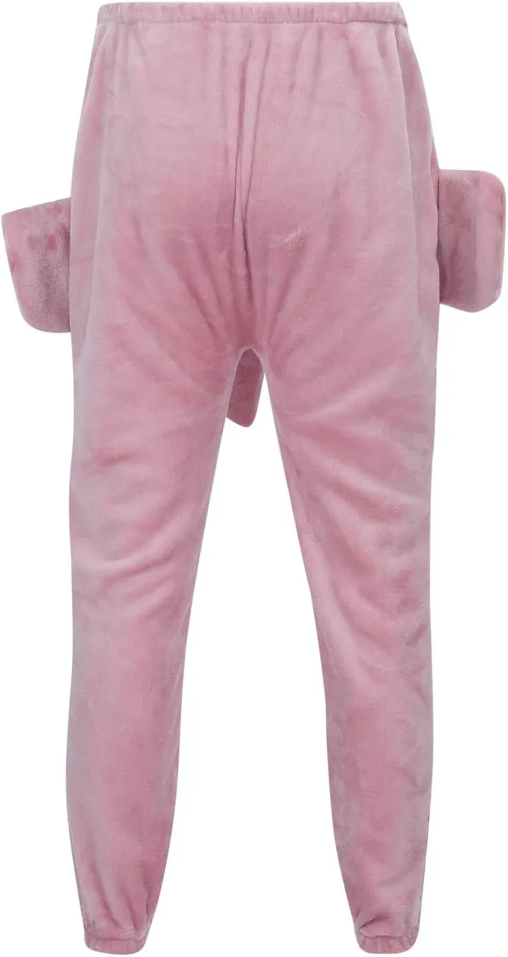 Cartoon Elephant Pants Cute Animal Pants Big Nose and Ears Unisex Soft Elephant Homewear Sleepwear