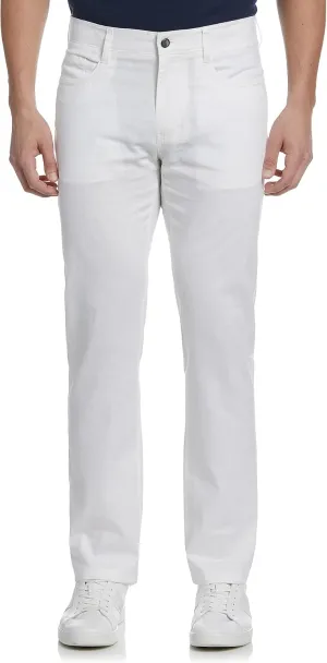 Cubavera Men's Linen-Blend 5-Pocket Stretch Pants, Solid Lightweight Fabric