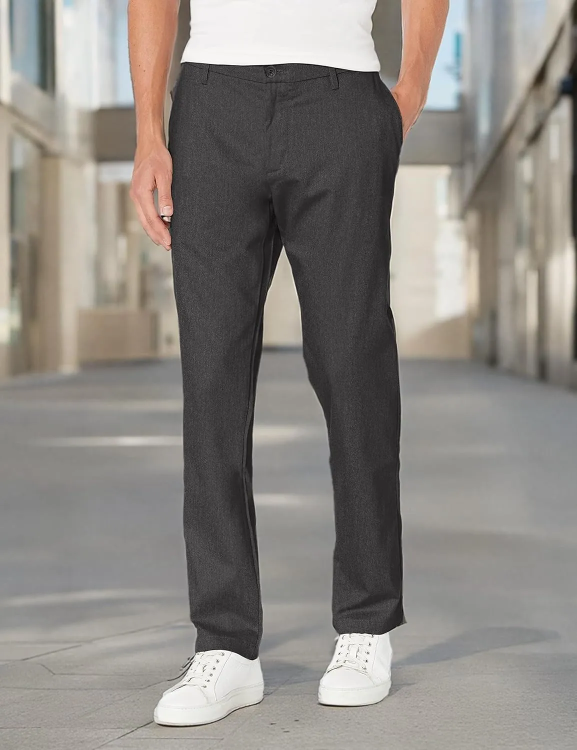 Dockers Men's Athletic Fit Signature Khaki Lux Cotton Stretch Pants