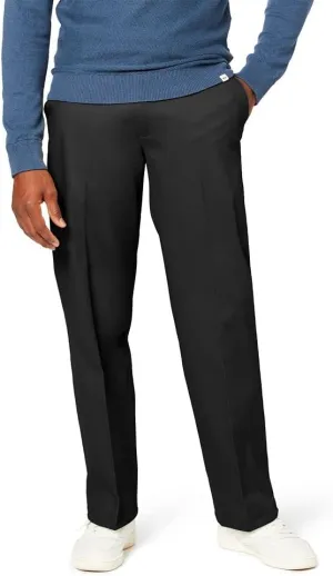 DOCKERS Mens Relaxed Fit Signature Khaki Lux Cotton Stretch Pants