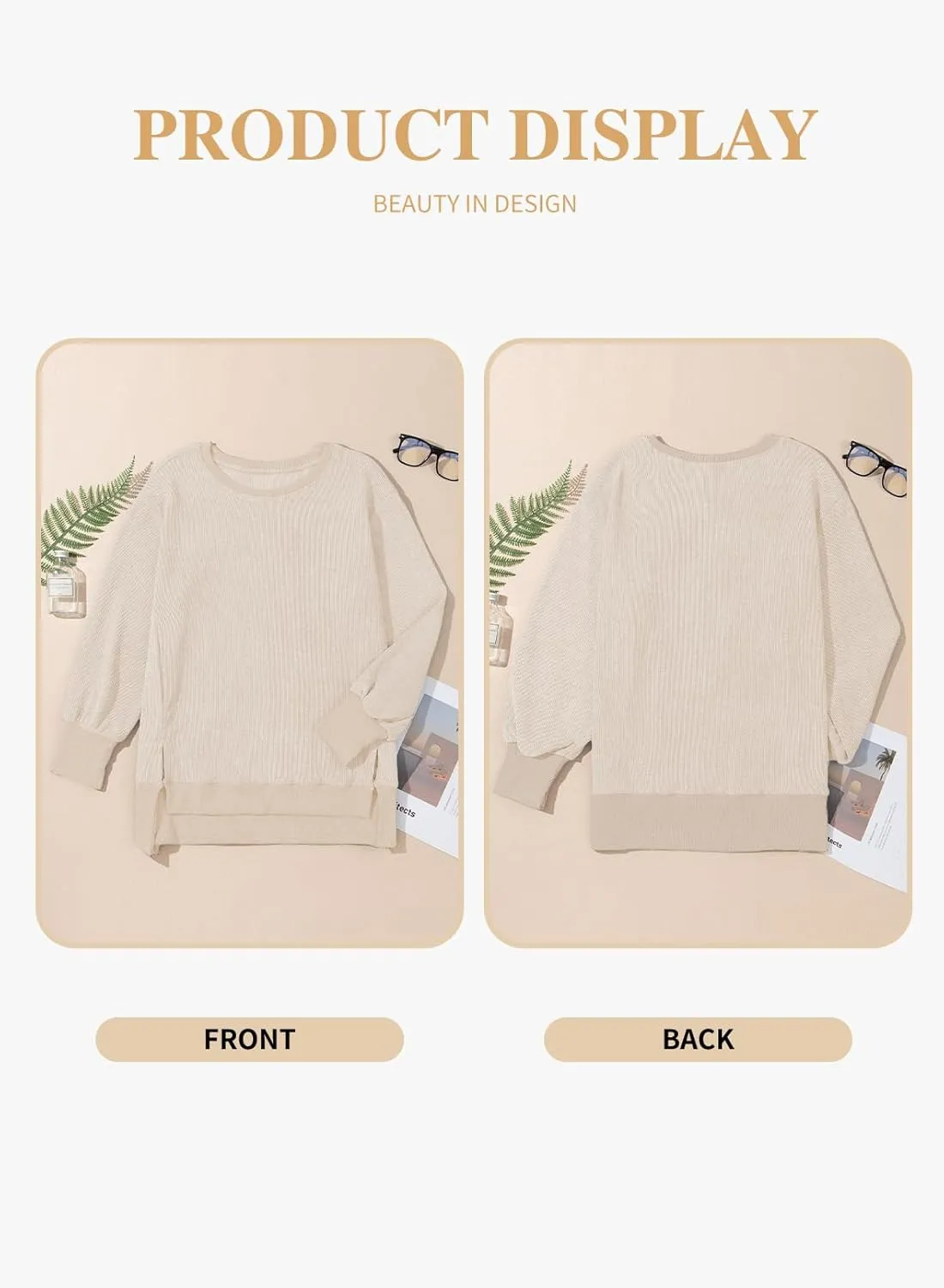 Eytino Plus Size Sweatshirt for Women Oversized Long Sleeve Crewneck Casual Loose Fall Fashion Outfits Tops(1X-5X)