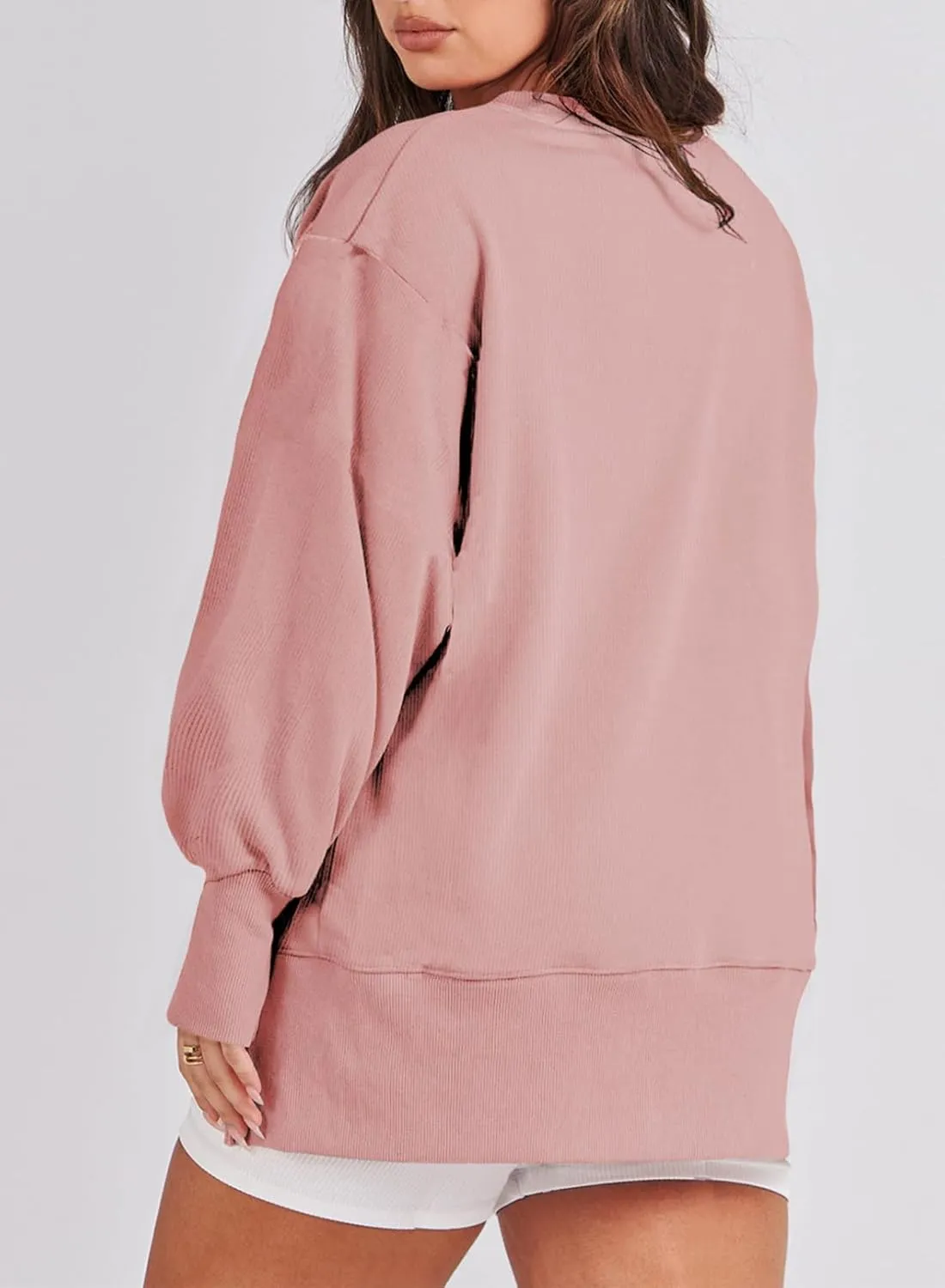 Eytino Plus Size Sweatshirt for Women Oversized Long Sleeve Crewneck Casual Loose Fall Fashion Outfits Tops(1X-5X)