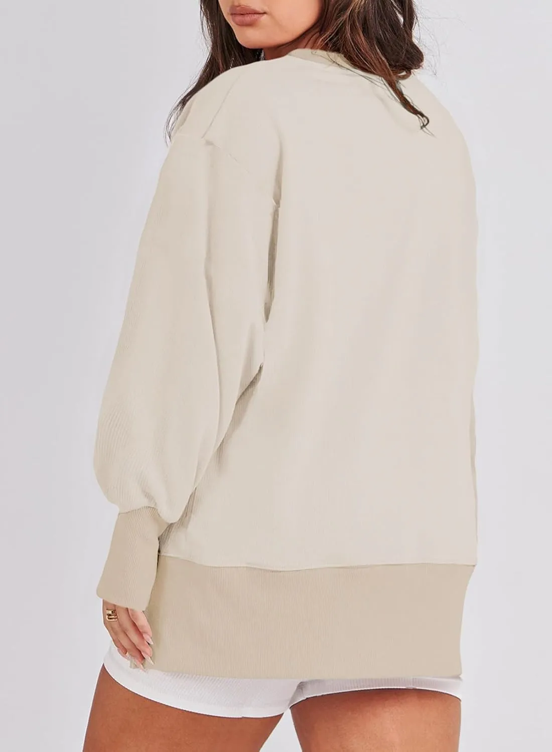 Eytino Plus Size Sweatshirt for Women Oversized Long Sleeve Crewneck Casual Loose Fall Fashion Outfits Tops(1X-5X)