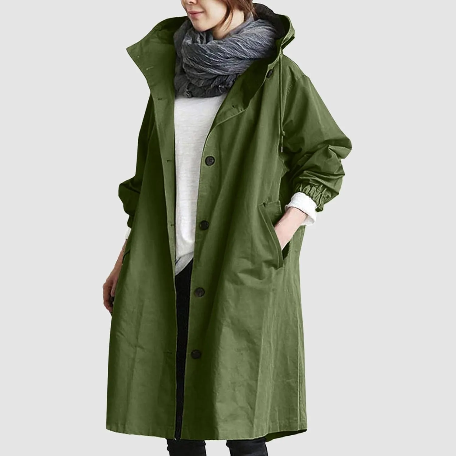 Fall Fashion for Women 2025 Trendy Women Winter Wool Blend Camel Mid-Long Coat Notch Double-Breasted Lapel Jacket Outwear