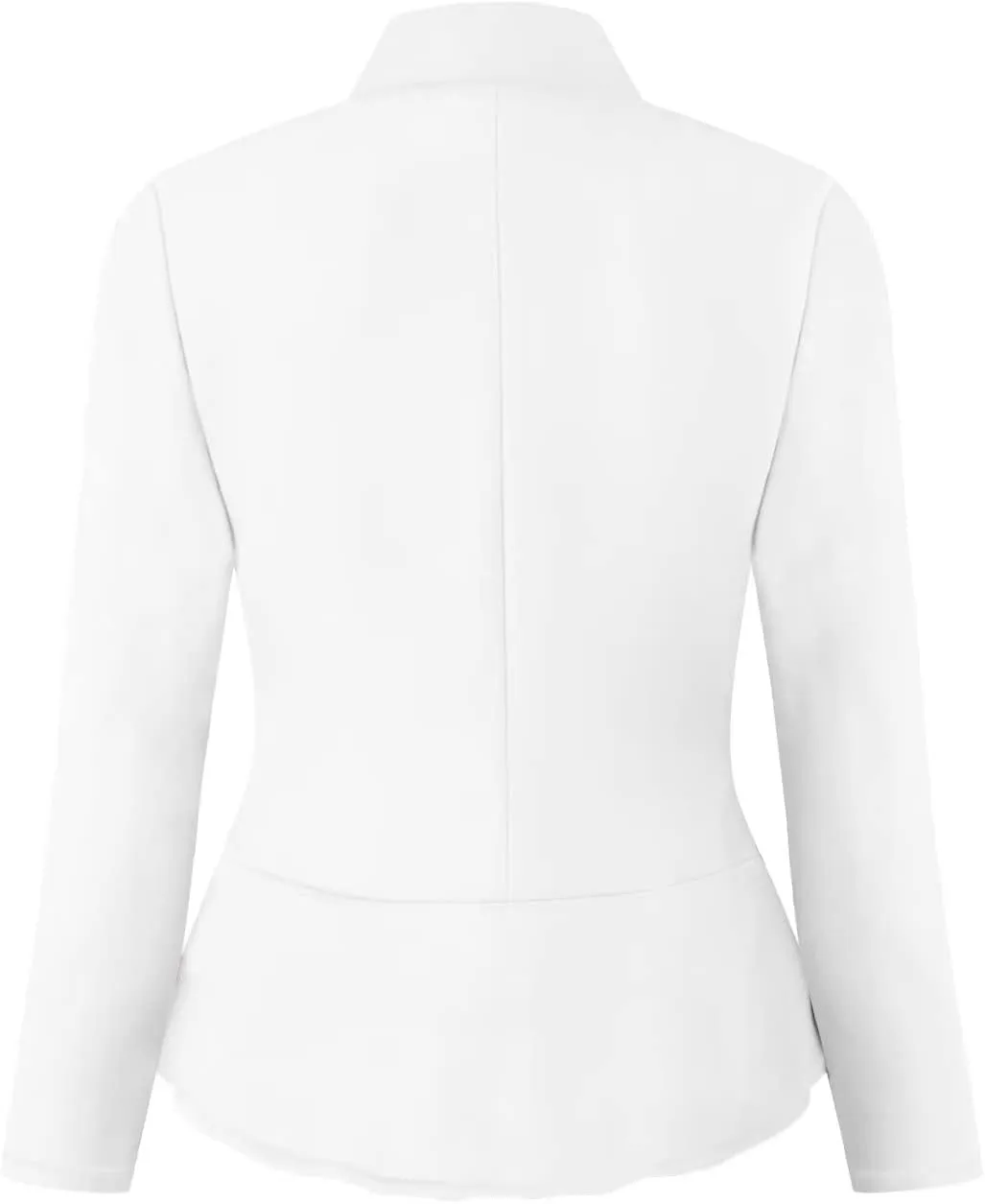 Hybrid & Company Women's Casual Work Office Elegant Open Front Premium Nylon Blazer Jacket