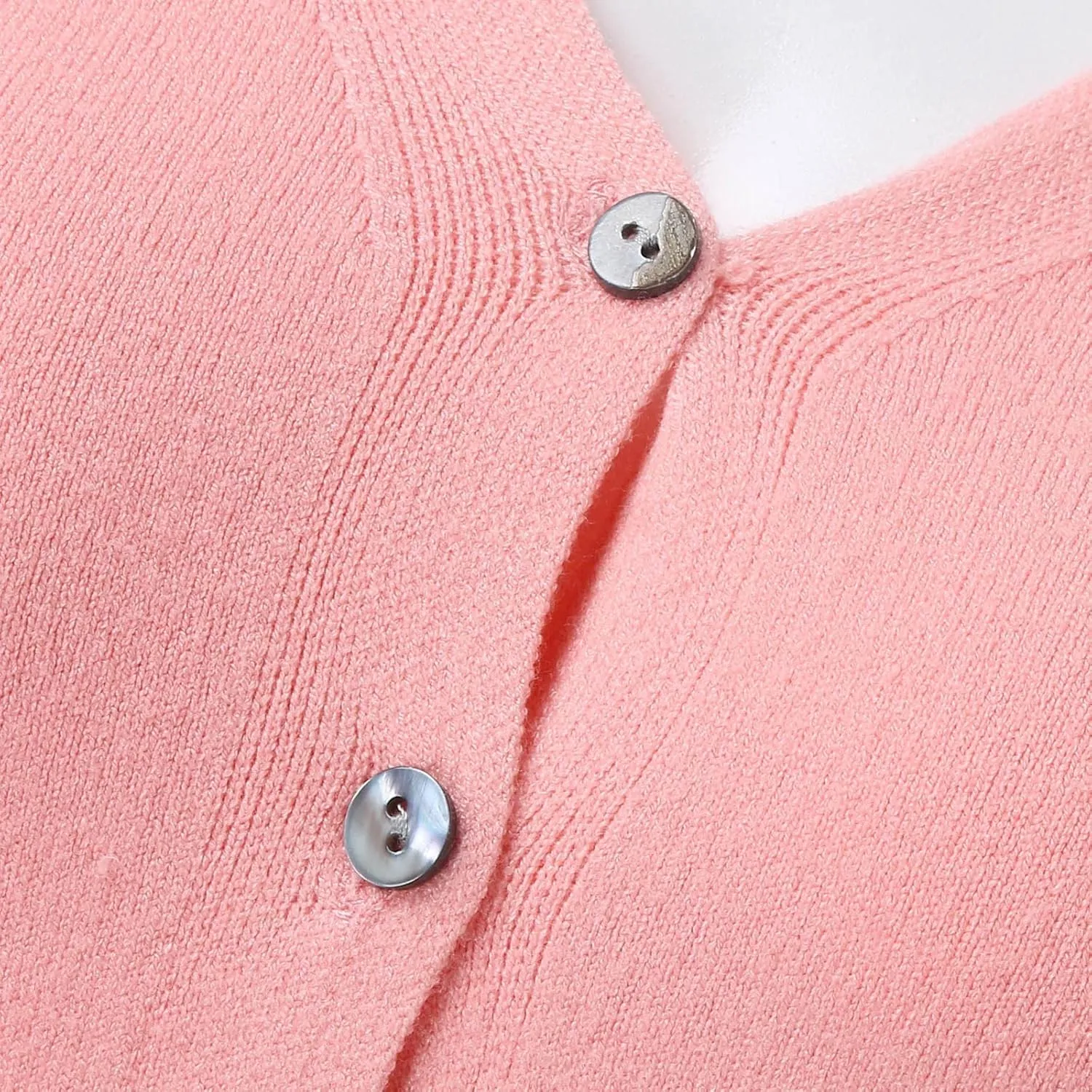 iLH Cardigan Sweaters for Women Lightweight Open Front Cropped Cardigans 2024 Fall Knit Outwear Button Down Casual Coat