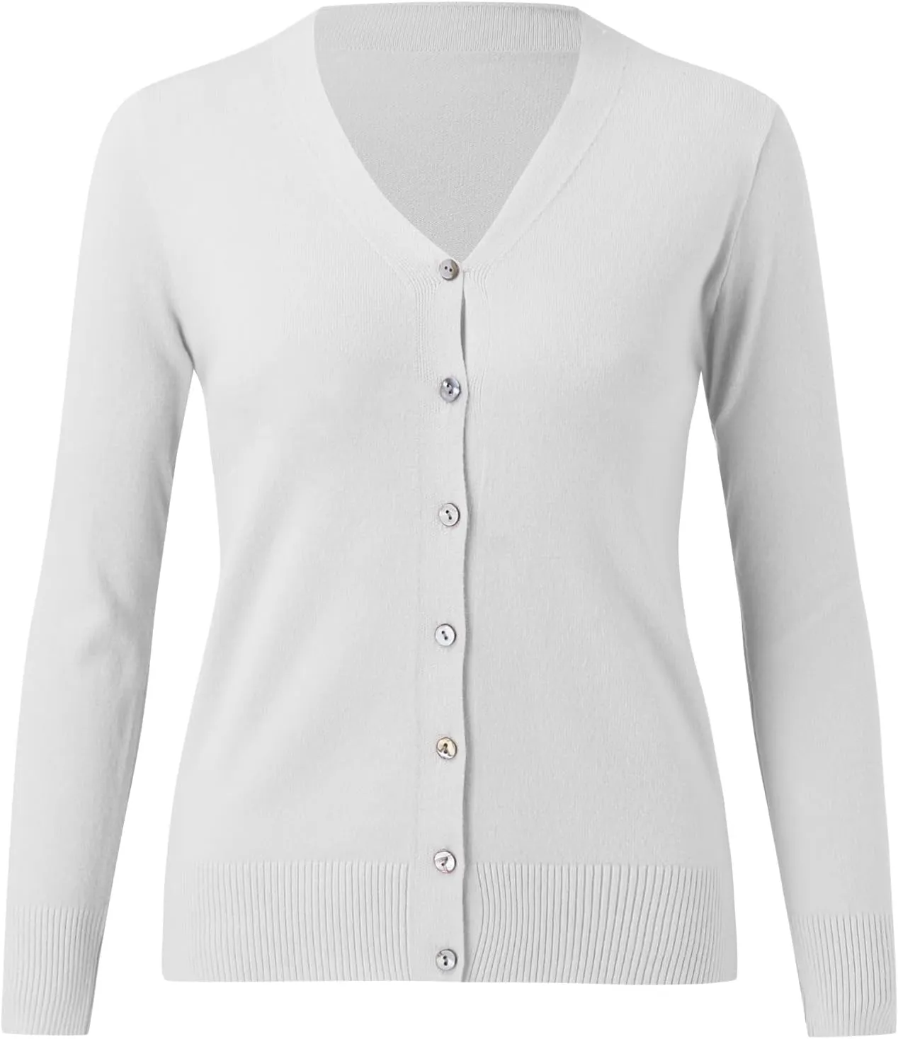 iLH Cardigan Sweaters for Women Lightweight Open Front Cropped Cardigans 2024 Fall Knit Outwear Button Down Casual Coat