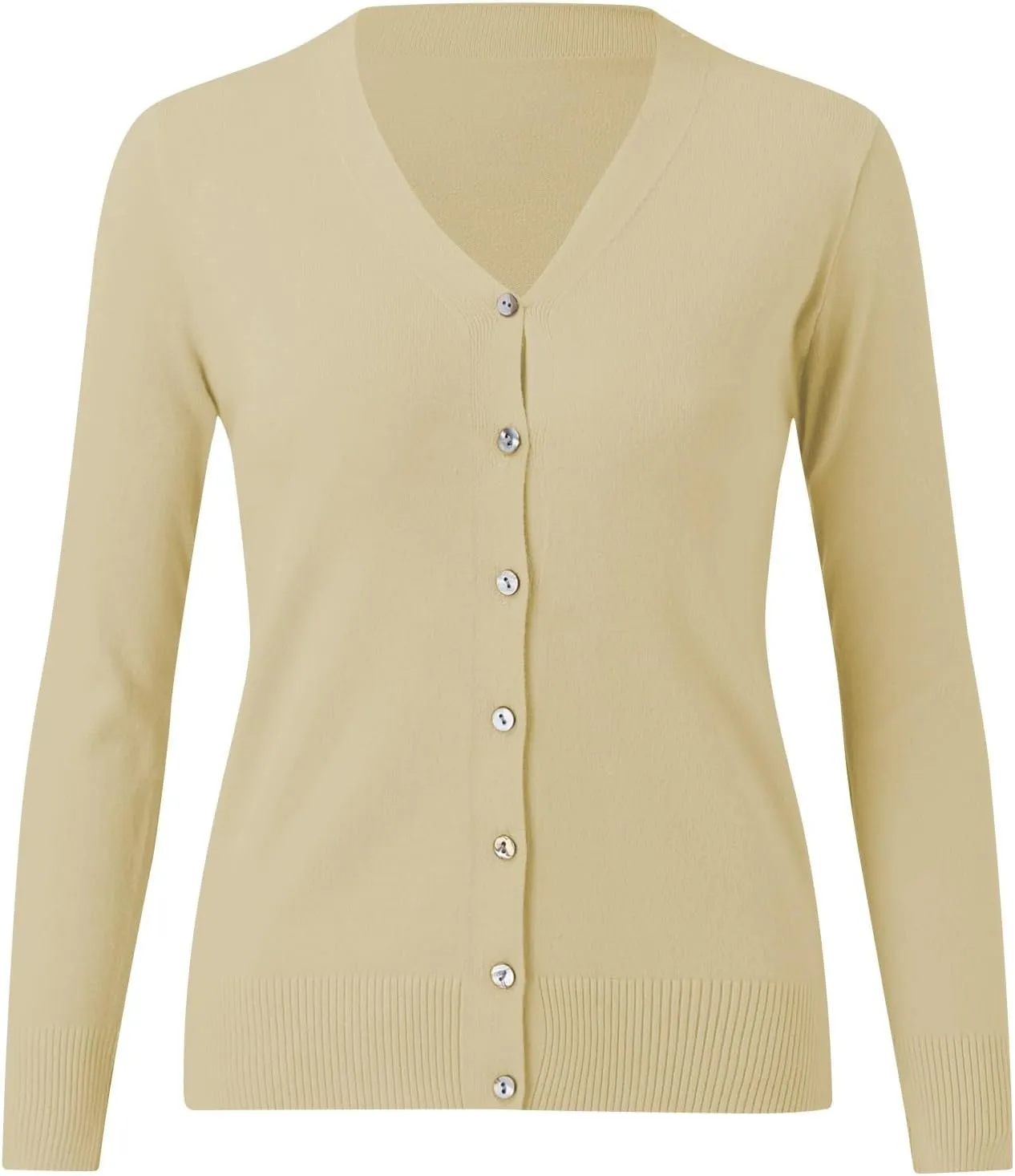 iLH Cardigan Sweaters for Women Lightweight Open Front Cropped Cardigans 2024 Fall Knit Outwear Button Down Casual Coat