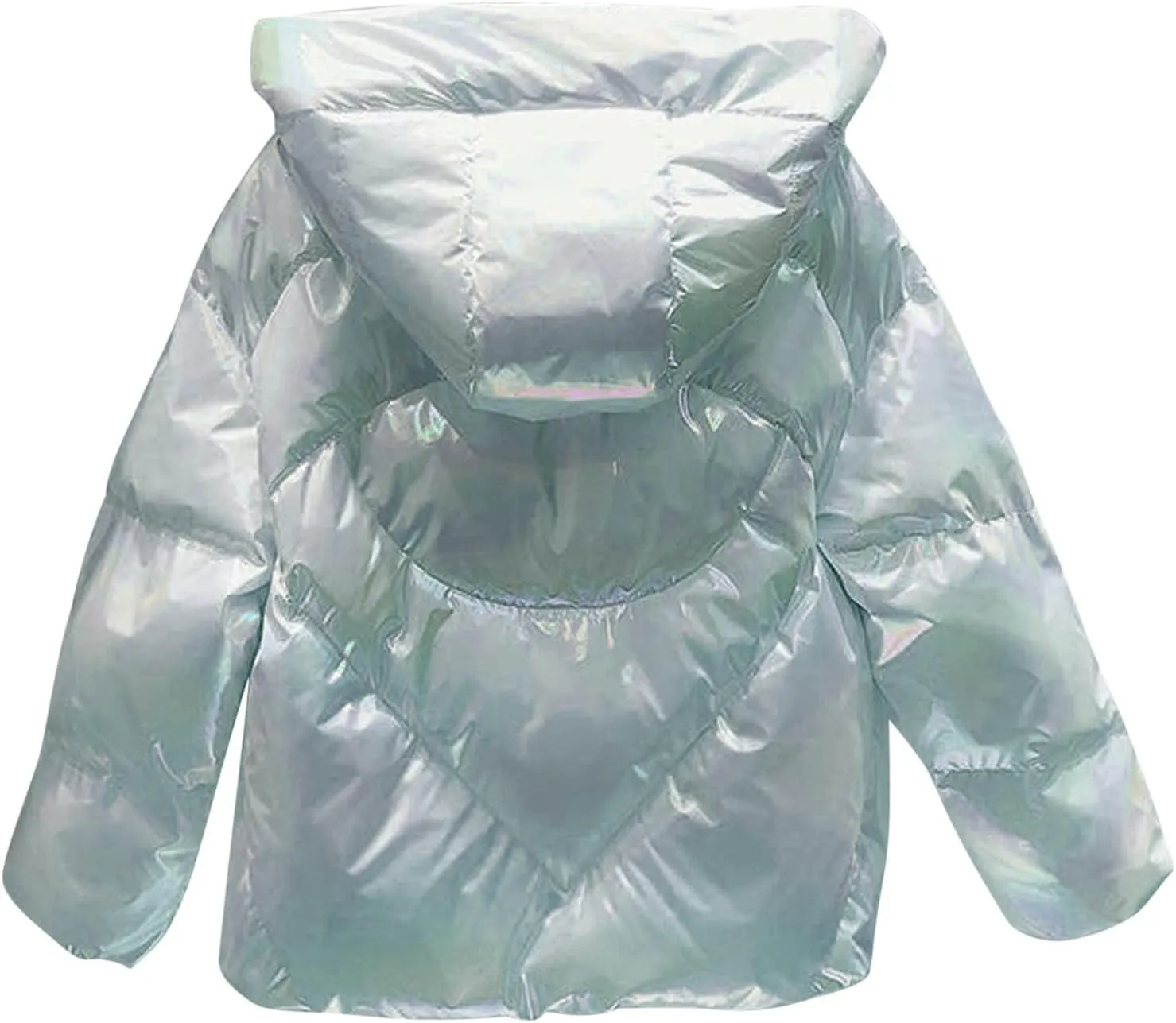 Jackets for Women Zip Up Quilted Puffer Jacket Fleece Lined Parka Oversized Causal Versatile Womens Fashion Hoodie
