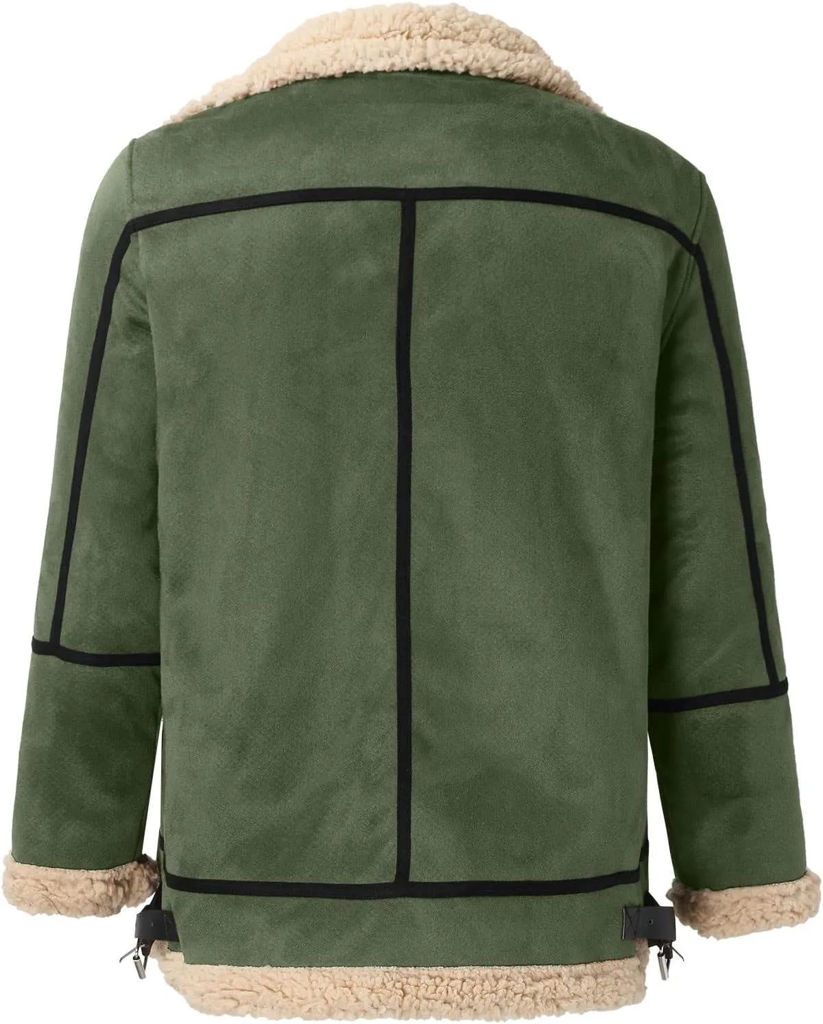 LCMTWX Jackets for Men Winter Outerwear Single-breasted Solid Color Lapel Long Sleeve Coat Cardigan Plush Long Coat Mens
