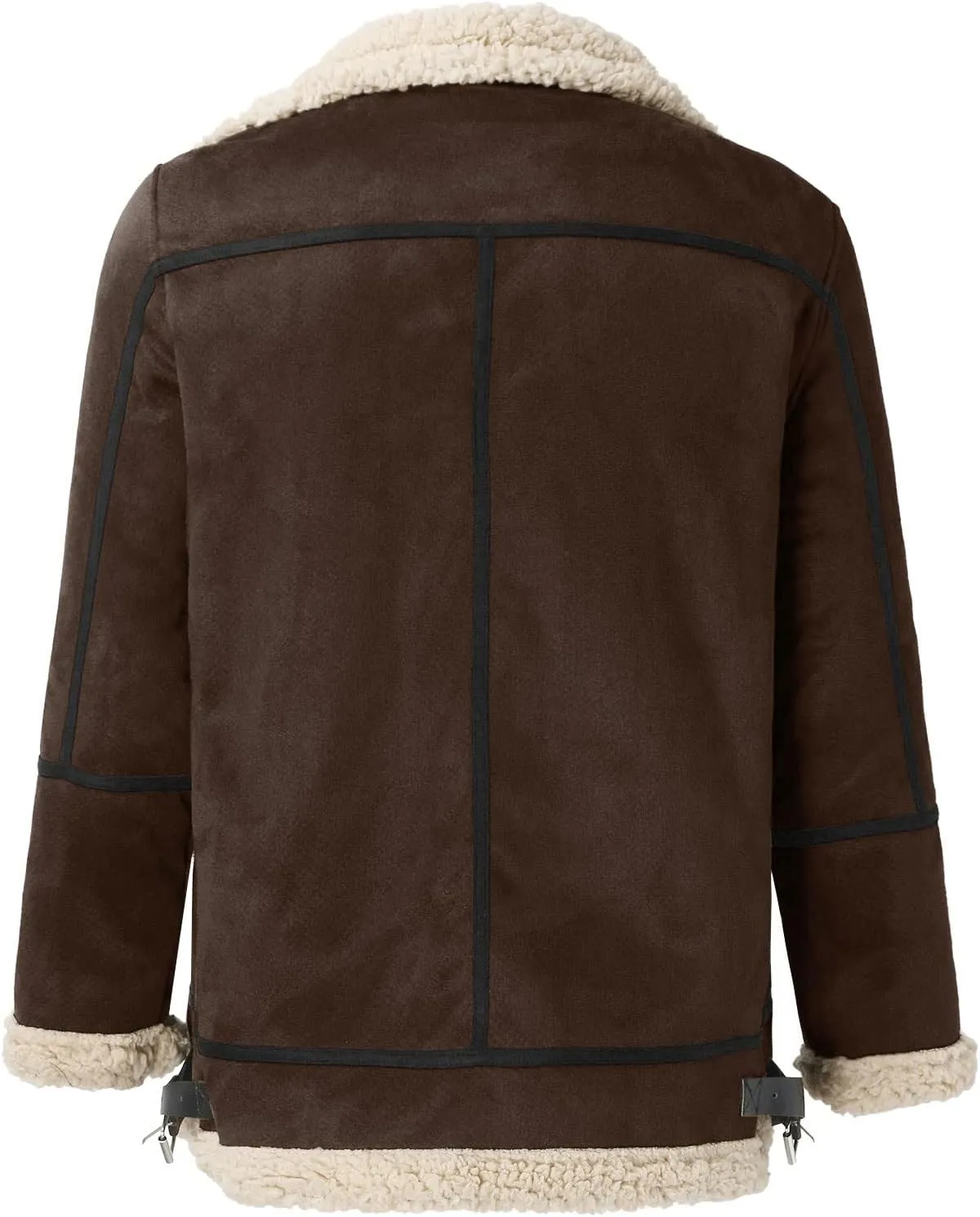LCMTWX Jackets for Men Winter Outerwear Single-breasted Solid Color Lapel Long Sleeve Coat Cardigan Plush Long Coat Mens