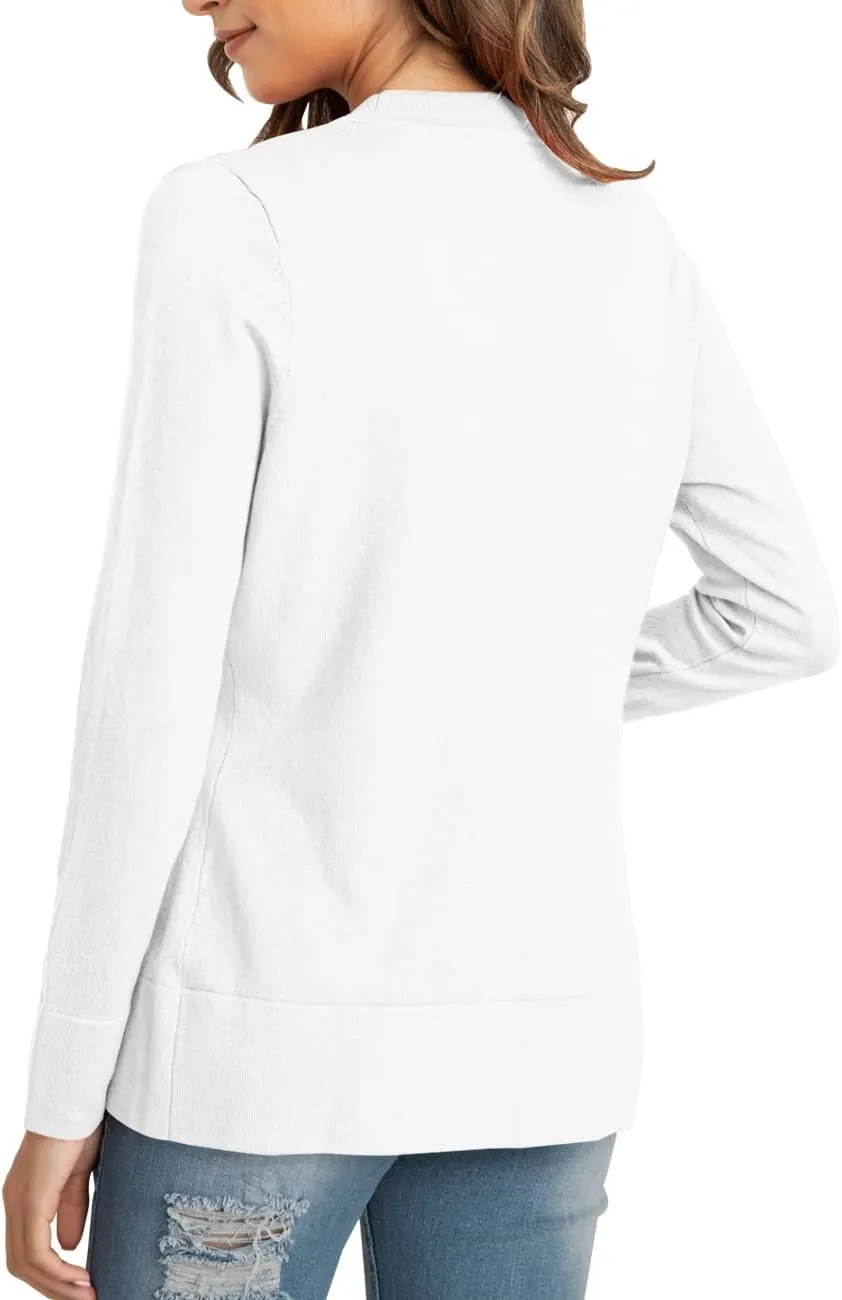 LIENRIDY Women's Cardigans Lightweight Long Sleeve Open Front Sweater Cardigan, S-XL