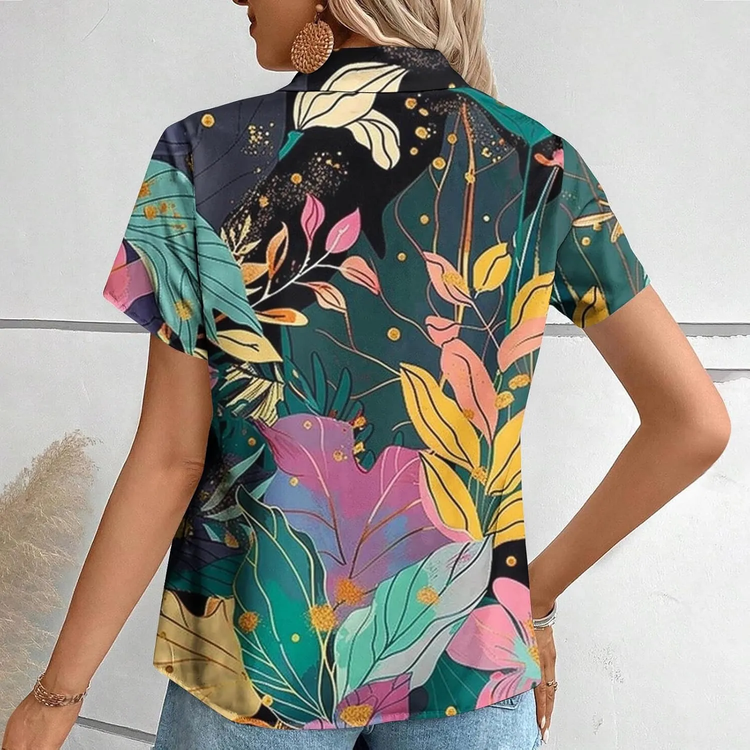 Lightweight Boho Shirt Cardigans for Women Summer Dressy Casual Button Down Shirts