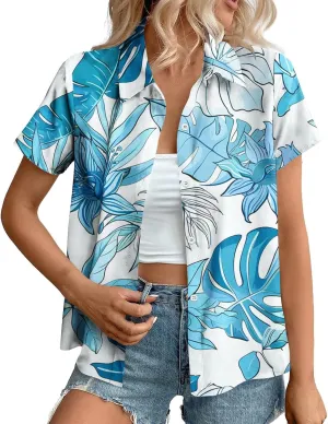 Lightweight Boho Shirt Cardigans for Women Summer Dressy Casual Button Down Shirts