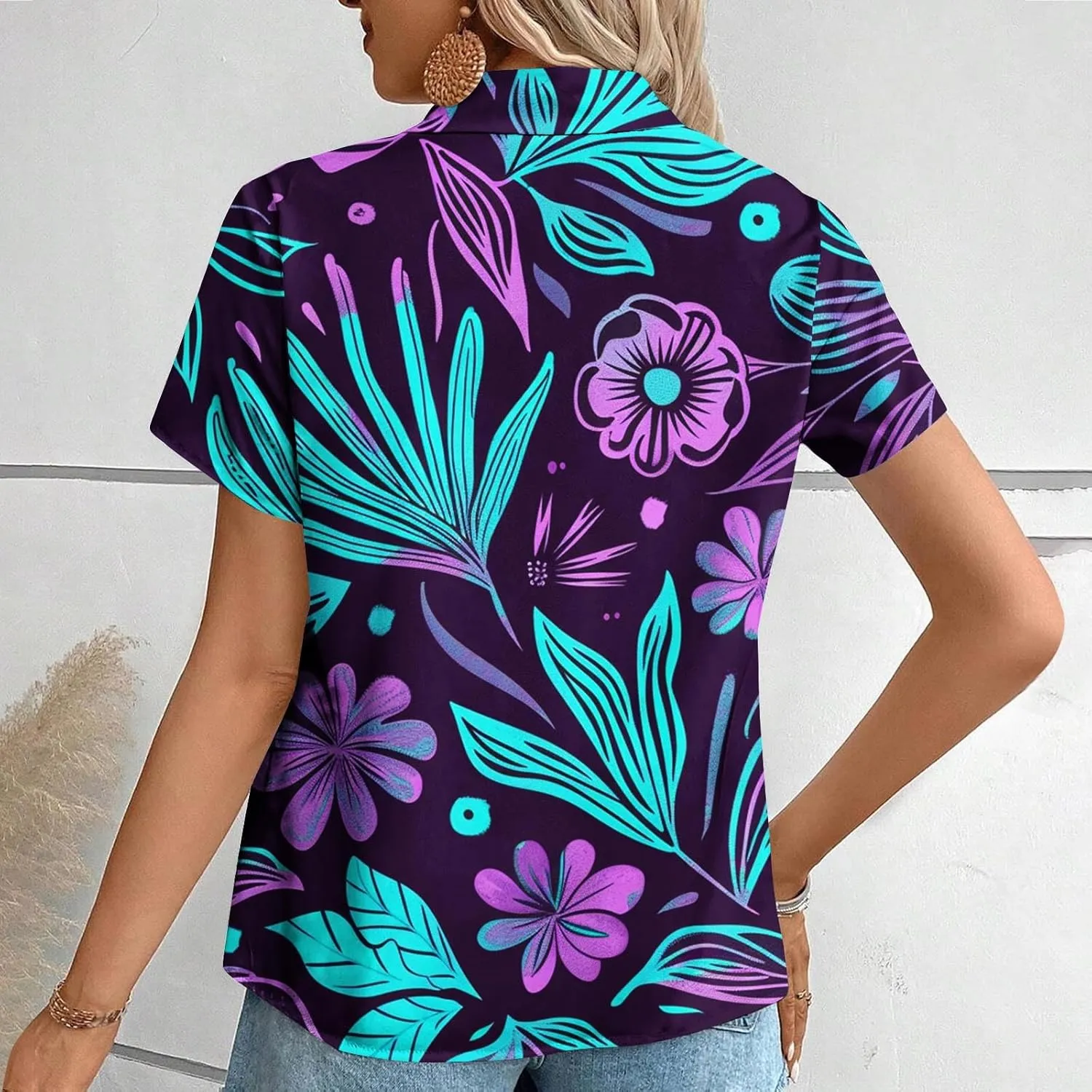 Lightweight Boho Shirt Cardigans for Women Summer Dressy Casual Button Down Shirts