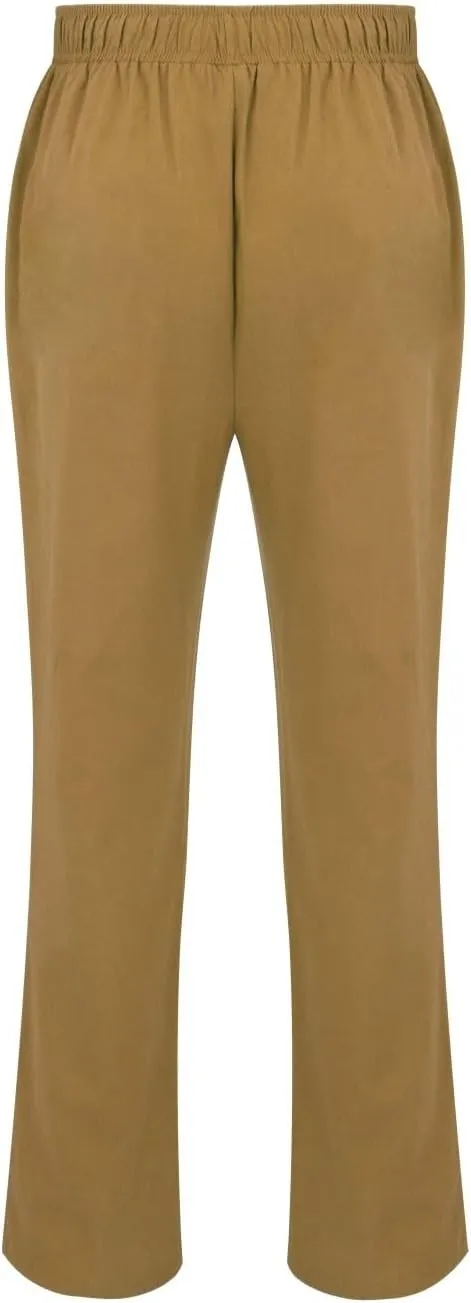 Mens 2024 Fashion Cotton and Linen Trousers Daily Lightweight Drawstring Straight Leg Pants Summer Quick Drying Combat Pants