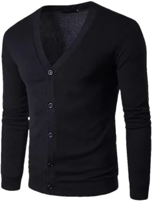 Mens Cardigans Sweater Men Cardigan with Buttons V Neck Sweaters Pullover Man Cardigans Men's Cardigan Sweaters