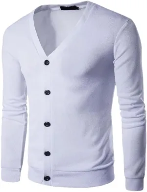 Mens Cardigans Sweater Men Cardigan with Buttons V Neck Sweaters Pullover Man Cardigans Men's Cardigan Sweaters