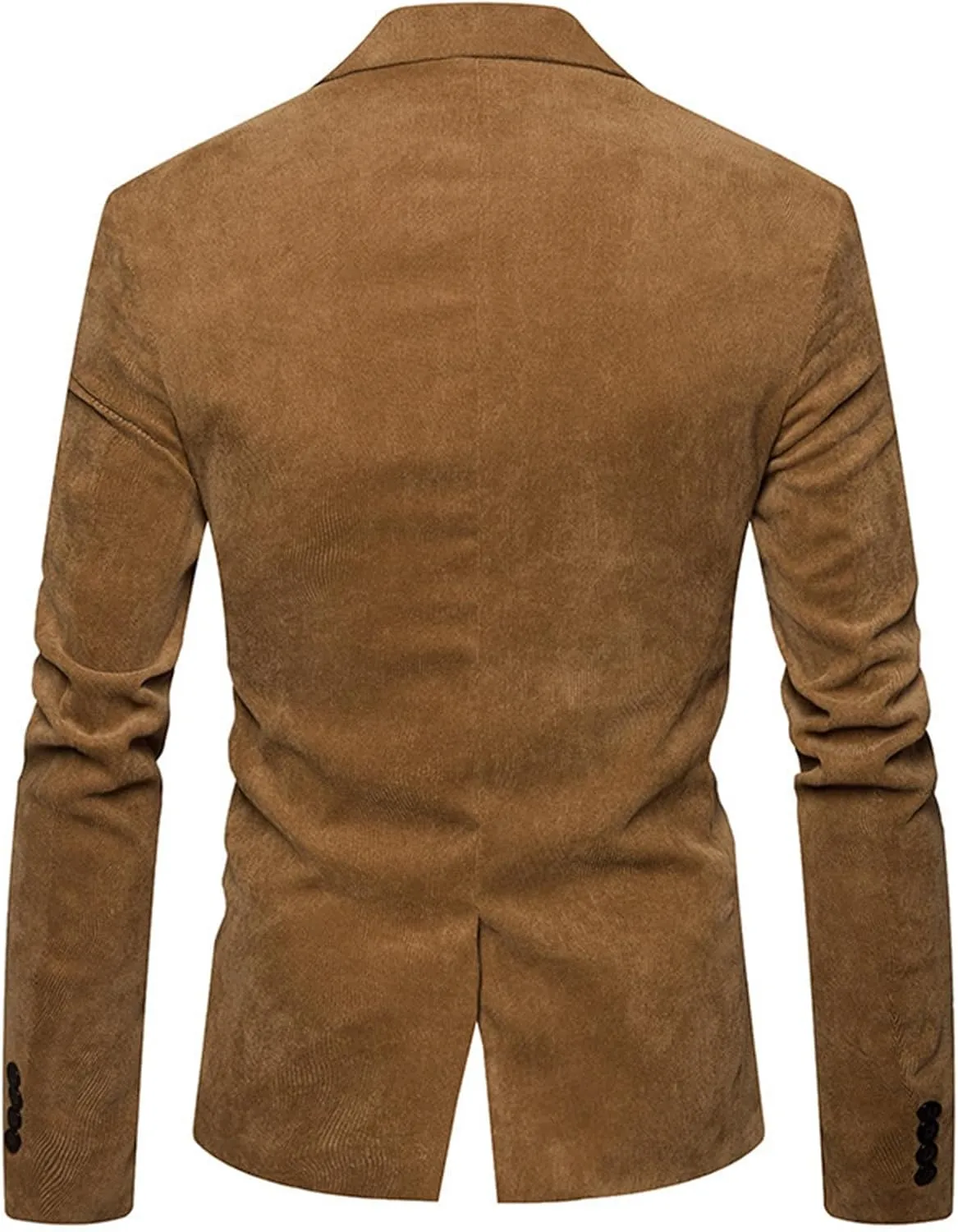 Men's Casual Corduroy Blazer Classic Fit One Button Sport Coat Fashion Notch Lapel Blazer Jacket Fall Winter Jackets
