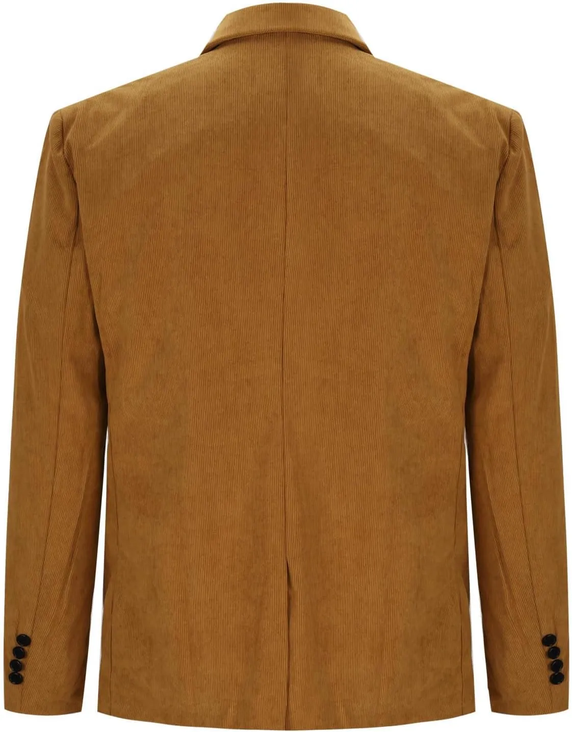 Men's Casual Corduroy Blazer Classic Fit One Button Sport Coat Fashion Notch Lapel Blazer Jacket Fall Winter Jackets