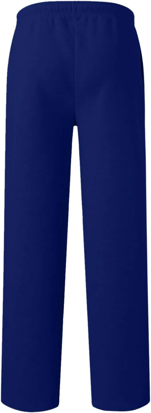 Men's Casual Pants Drawstring Lightweight Trousers Elastic Waist Yoga Lounge Pants with Pockets