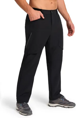 Men's Hiking Stretch Pants Lightweight Work Pants Waterproof Tactical Ripstop Cargo Pants