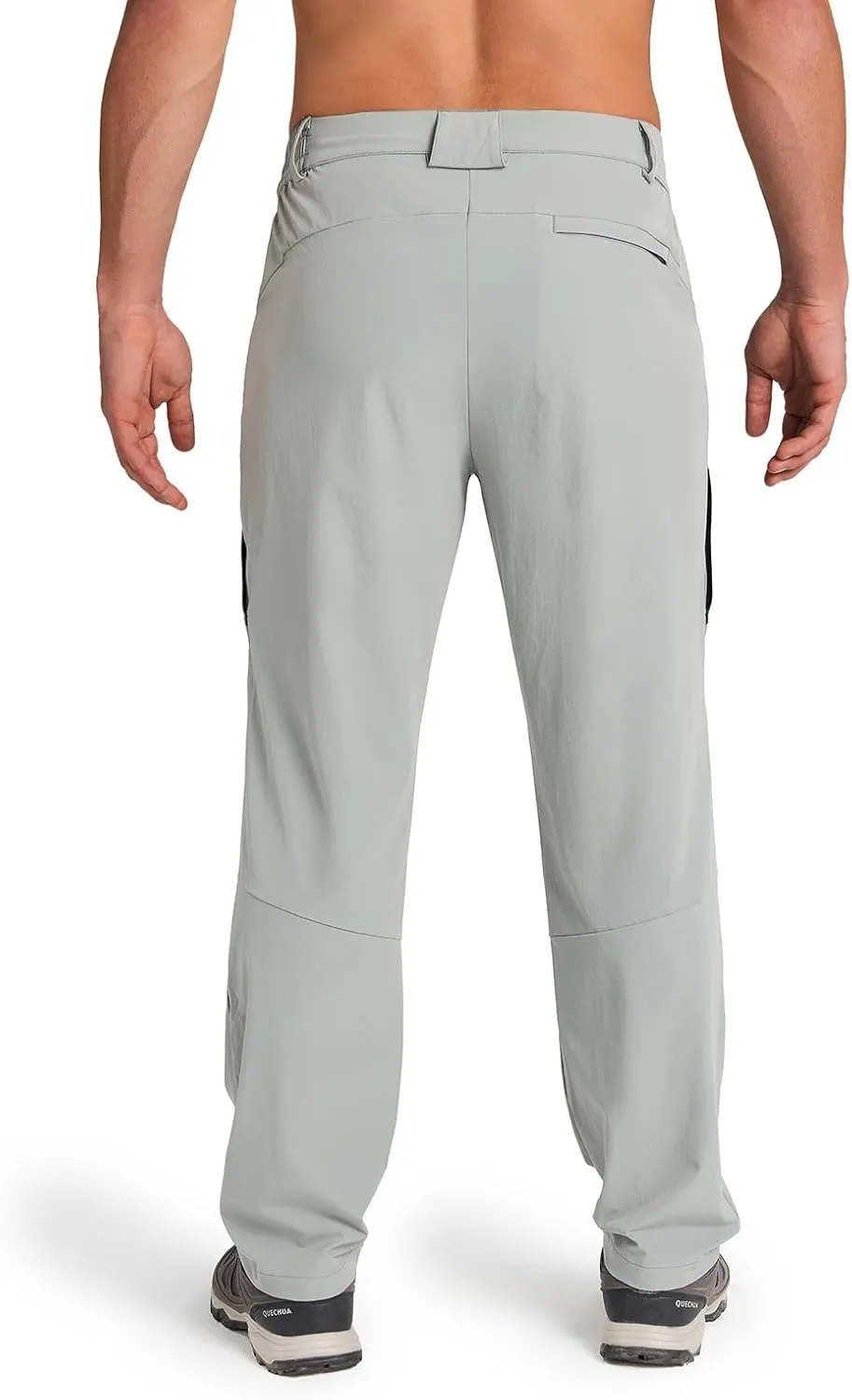 Men's Hiking Stretch Pants Lightweight Work Pants Waterproof Tactical Ripstop Cargo Pants