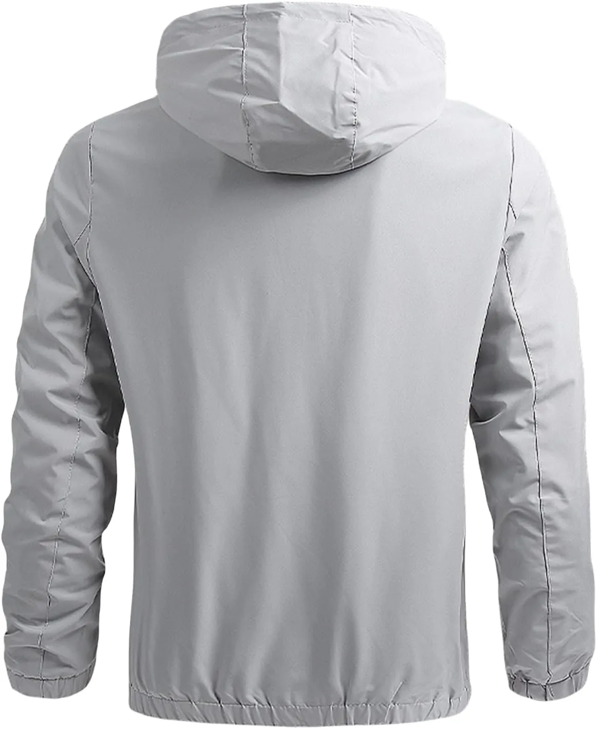 Men's Lightweight Softshell Jacket Wind and Water Resistant Jacket Hooded Military Tactical Coat for Outdoor Hiking