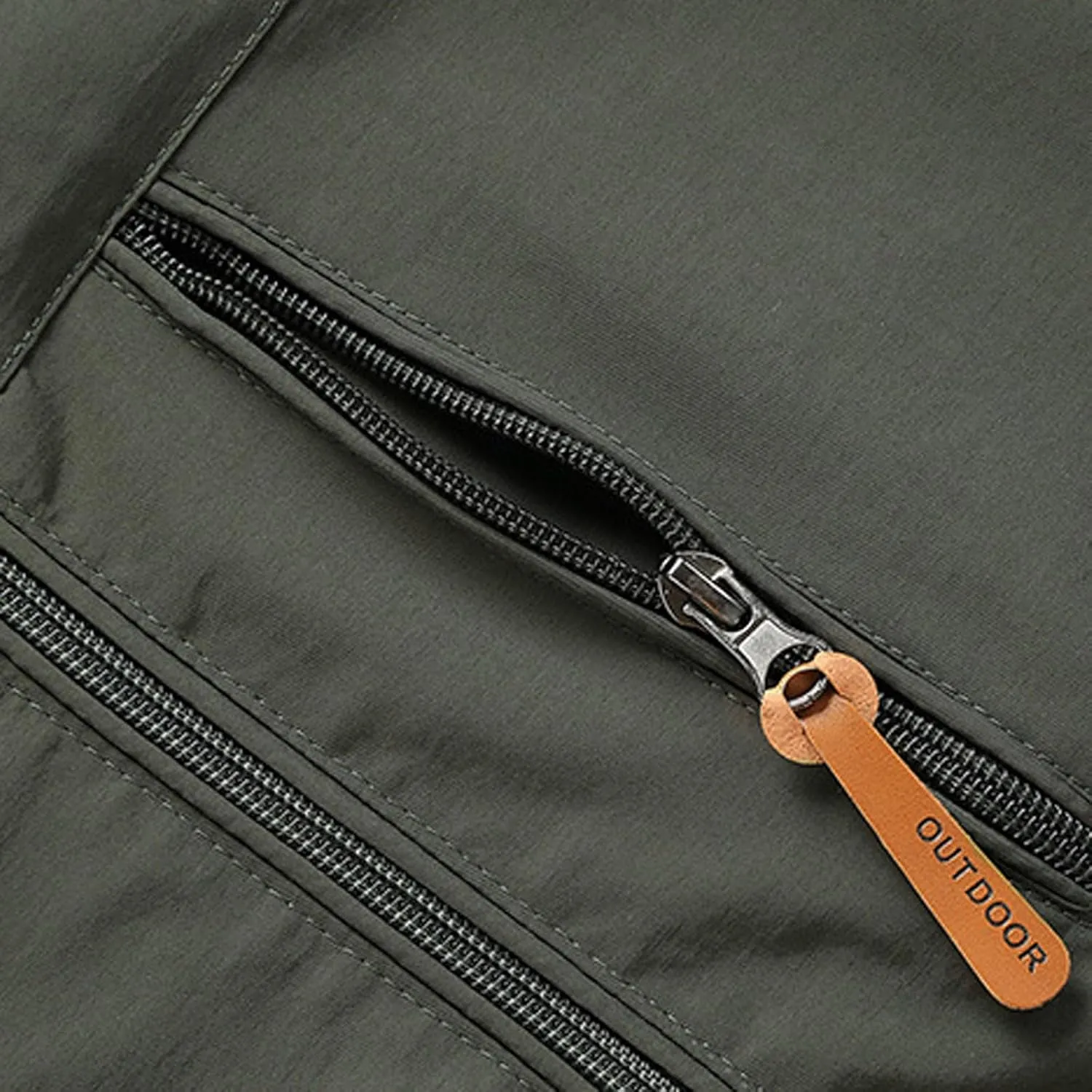 Outdoor Jacket For Men Winter Ski Jackets Windbreaker Full Zip Solid Hooded Rain Coat for Traveling Climbing Hiking