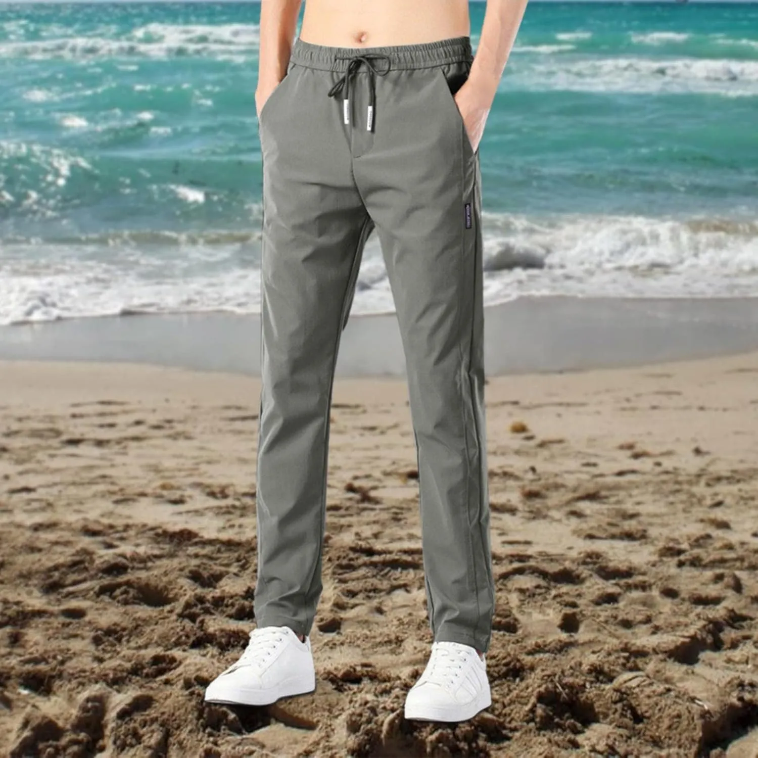 Pants Men Women,Unisex Comyfit Active Quick Drying Waterproof Plus Size Breathable Running Joggers Sweat Pants with Pockets
