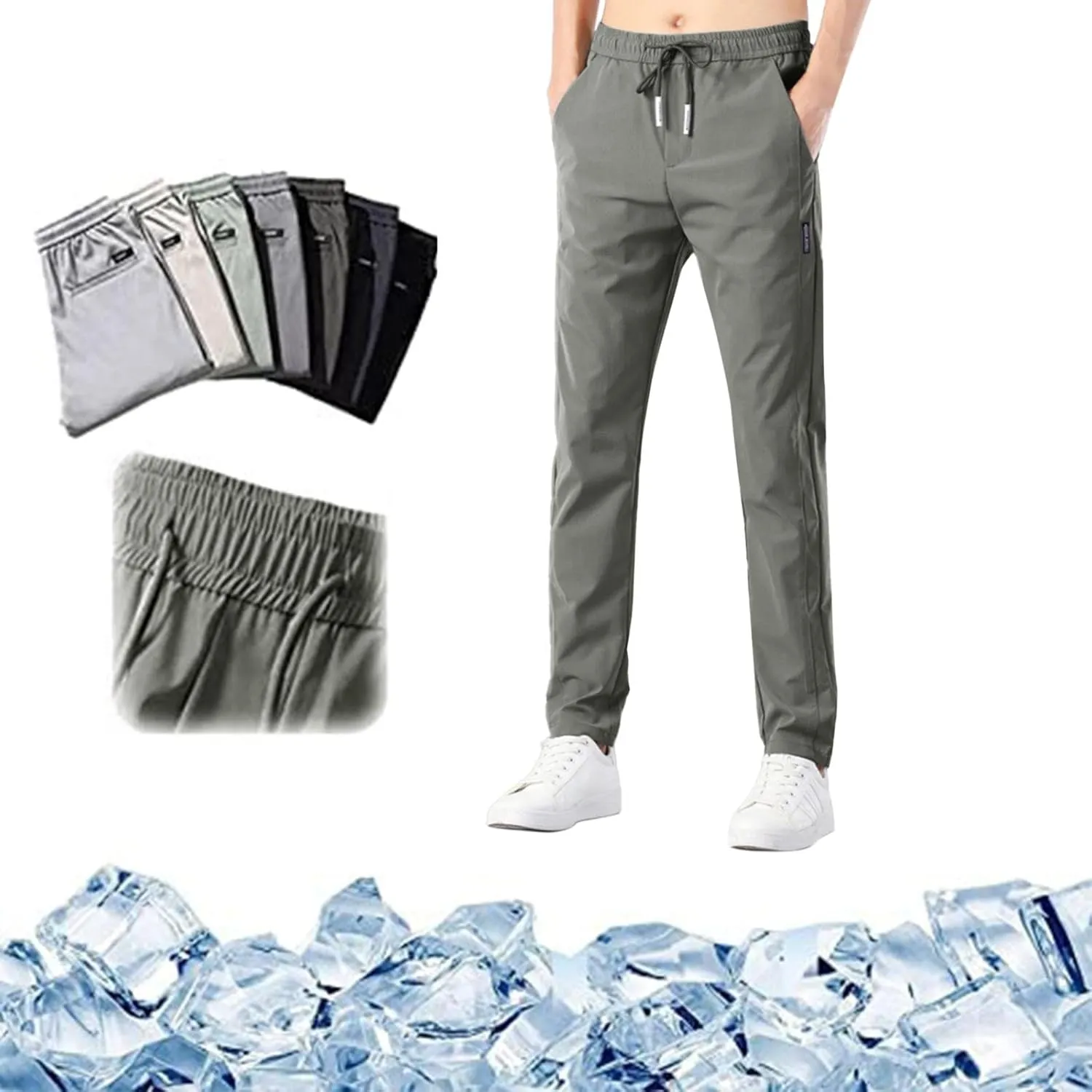 Pants Men Women,Unisex Comyfit Active Quick Drying Waterproof Plus Size Breathable Running Joggers Sweat Pants with Pockets