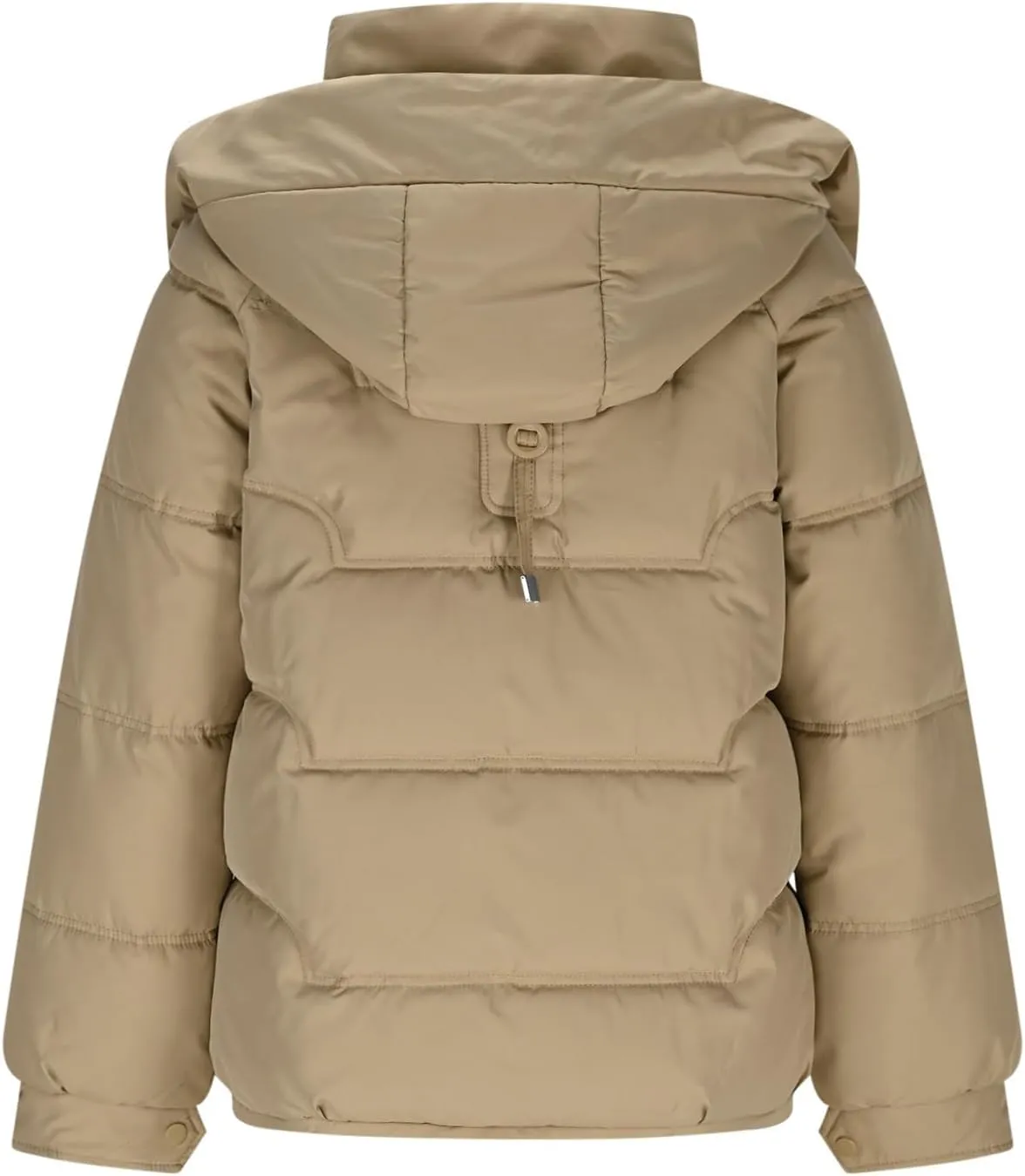 Puffer Jacket Womens Tops Mid Length Sherpa Lined Quilted Parkas Warm Thickened Hoodies Coats Windproof Outerwear