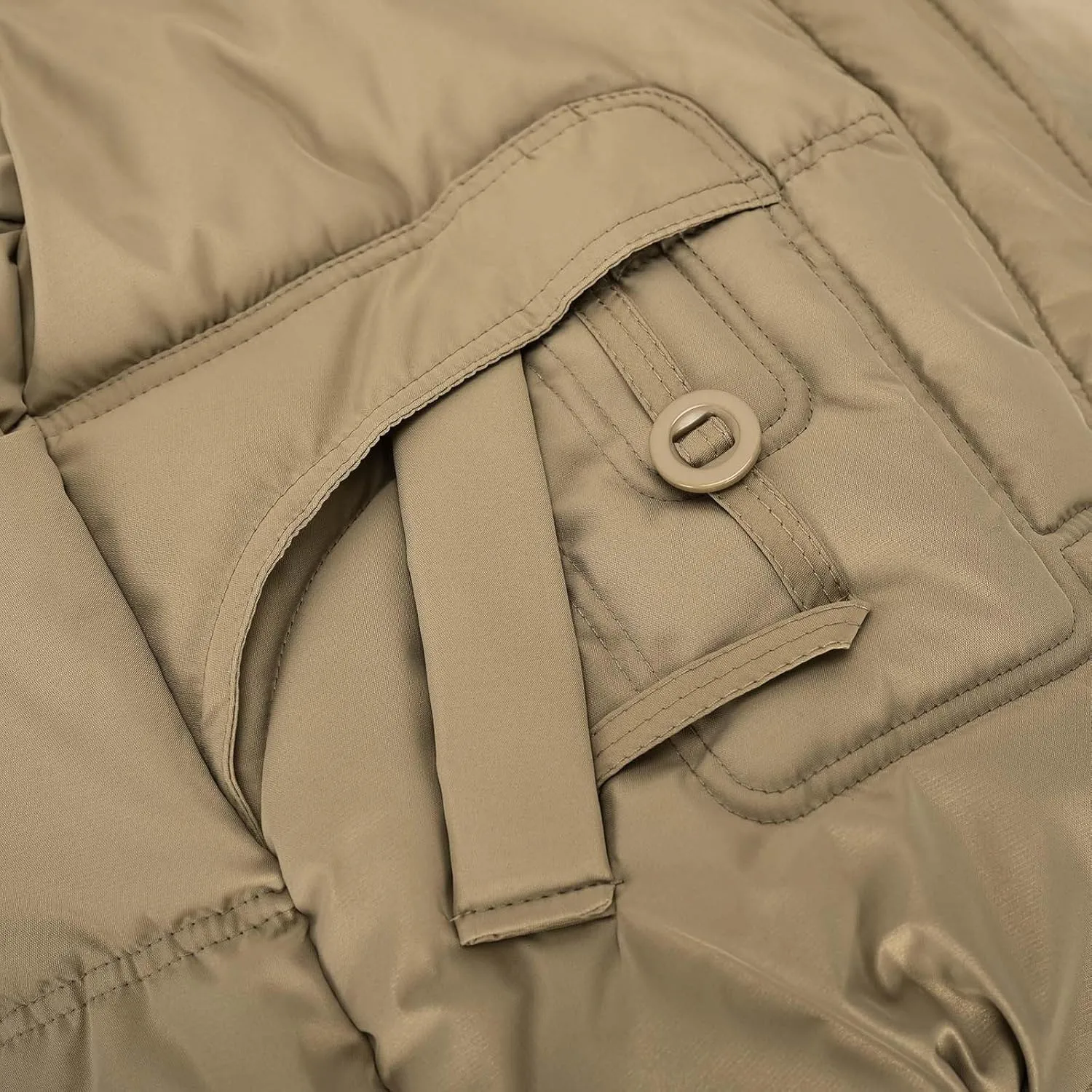 Puffer Jacket Womens Tops Mid Length Sherpa Lined Quilted Parkas Warm Thickened Hoodies Coats Windproof Outerwear