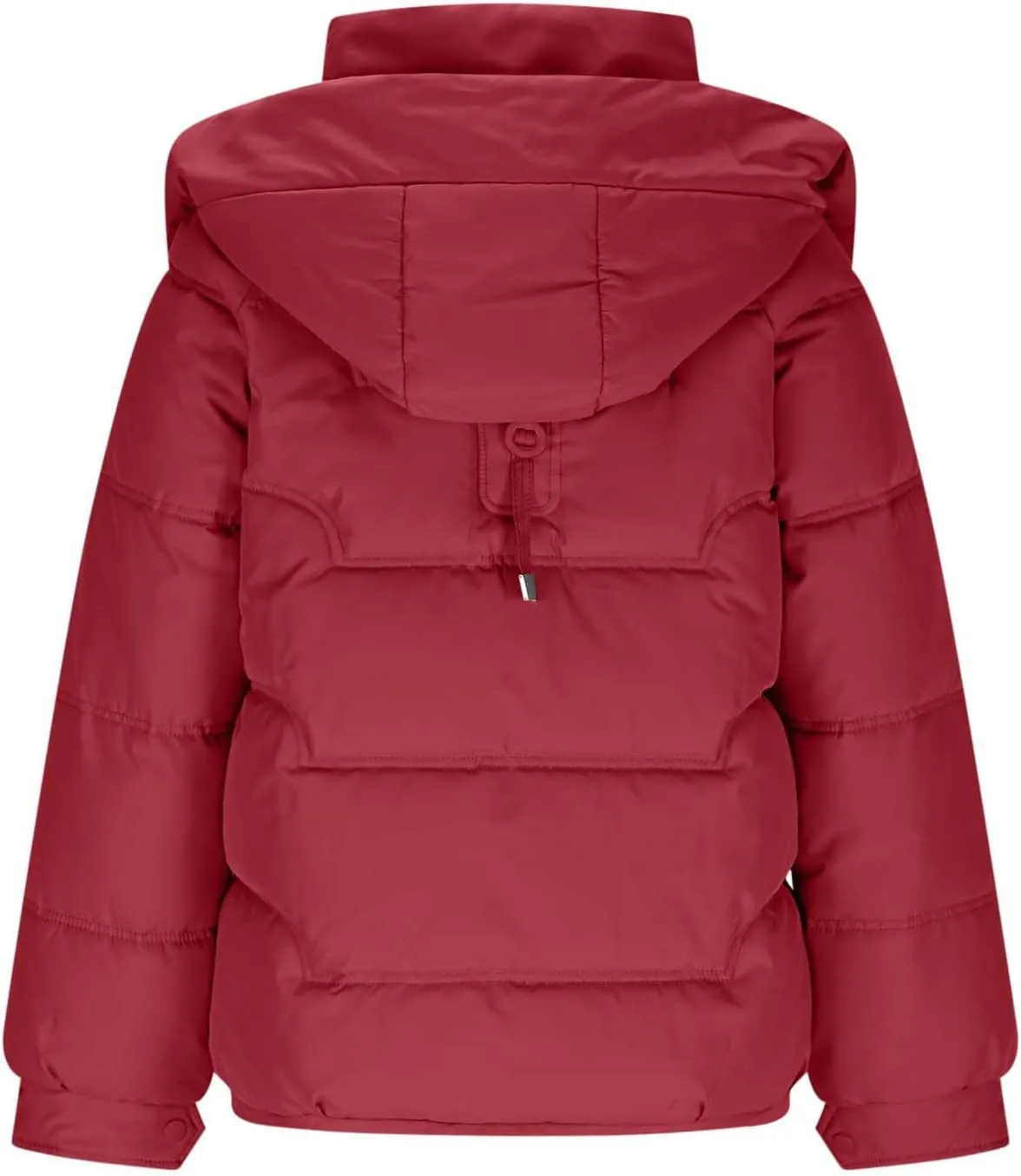 Puffer Jacket Womens Tops Mid Length Sherpa Lined Quilted Parkas Warm Thickened Hoodies Coats Windproof Outerwear