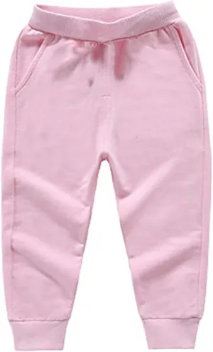 Solid Kids Sweatpants,Toddler Boys Jogger Pants Unisex Active Sweatpants Kids Casual Athletic Pull on Pants