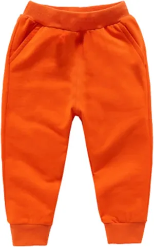 Solid Kids Sweatpants,Toddler Boys Jogger Pants Unisex Active Sweatpants Kids Casual Athletic Pull on Pants